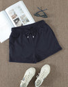 Drawstring Waist Cuffed Shorts