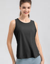 Wide Strap Round Neck Active Tank