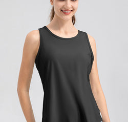 Wide Strap Round Neck Active Tank
