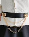 Elastic Belt with Chain