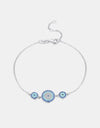 925 Sterling Silver Artificial Turquoise Bracelet