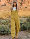 Double Take Full Size Sleeveless V-Neck Pocketed Jumpsuit