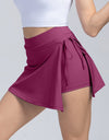 High Waist Active Skort with Pockets