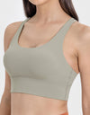 Crisscross Scoop Neck Active Tank