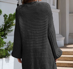 Open Front Longline Cardigan
