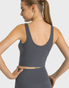 Feel Like Skin Highly Stretchy Cropped Sports Tank