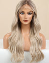 13*2" Wave Lace Front Synthetic Wigs in Gold 26" Long 150% Density