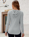 Long Sleeve Hooded Active Top