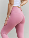 Zenana Fit For You Full Size High Waist Active Leggings in Light Rose