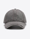 Distressed Adjustable Baseball Cap