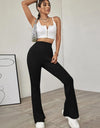 High Waist Flare Leg Pants