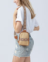 Straw Braided Crossbody Bag