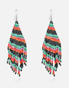 Christmas Beaded Earrings