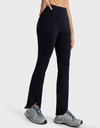 Wide Waistband Bootcut Sports Pants