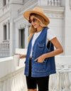 Button Down Denim Vest