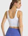 Feel Like Skin Highly Stretchy Cropped Sports Tank