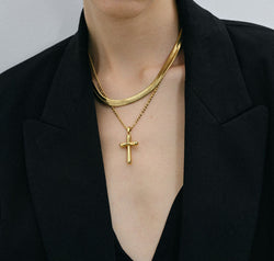 Stainless Steel Cross Necklace