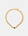 Zircon 18K Gold-Plated Chunky Chain Necklace