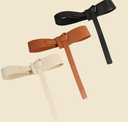 Knot Detail PU Belt