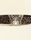 Butterfly Alloy Buckle Elastic Belt