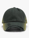 Distressed Adjustable Cotton Hat