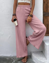 Full Size High Waist Wide Leg Pants