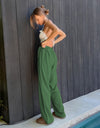 Tied High Waist Wide Leg Pants