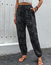 Printed High Waist Pants