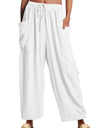 Full Size Pocketed Drawstring Wide Leg Pants