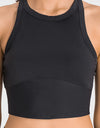 Racerback Cropped Sports Tank