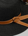 Wide Brim Paper Braided Hat