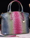 Gradient PU Leather Handbag