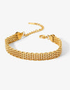 18K Gold-Plated Wide Chain Bracelet