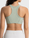 Wide Strap Cropped Sport Tank