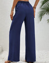 Wide Leg Drawstring Pants