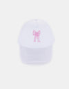 Zenana Ribbon Bow Embroidery Trucker Hat