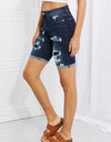 Judy Blue Lucy High Rise Patch Bermuda Shorts