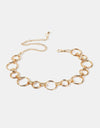 Alloy Chain Circle Shape Belt