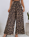 Printed Wide Leg Long Pants