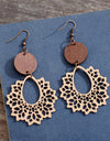 Geometric Cutout Dangle Earrings