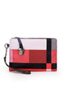 4-Piece Color Block PU Leather Bag Set