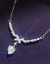 1 Carat 925 Sterling Silver Moissanite Necklace