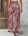 Printed Wide Leg Pants