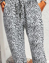 Leopard Pocketed Long Pants