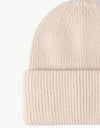 M Rib-Knit Cuff Beanie