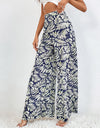 Printed Wide Leg Pants