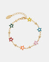 Copper Drip Oil Star Bracelet