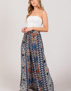 SAGE + FIG Bohemian Multi Geo Print Wide Leg Pants