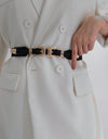 Double Buckle Elastic Belt