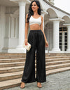 Drawstring Wide Leg Pants